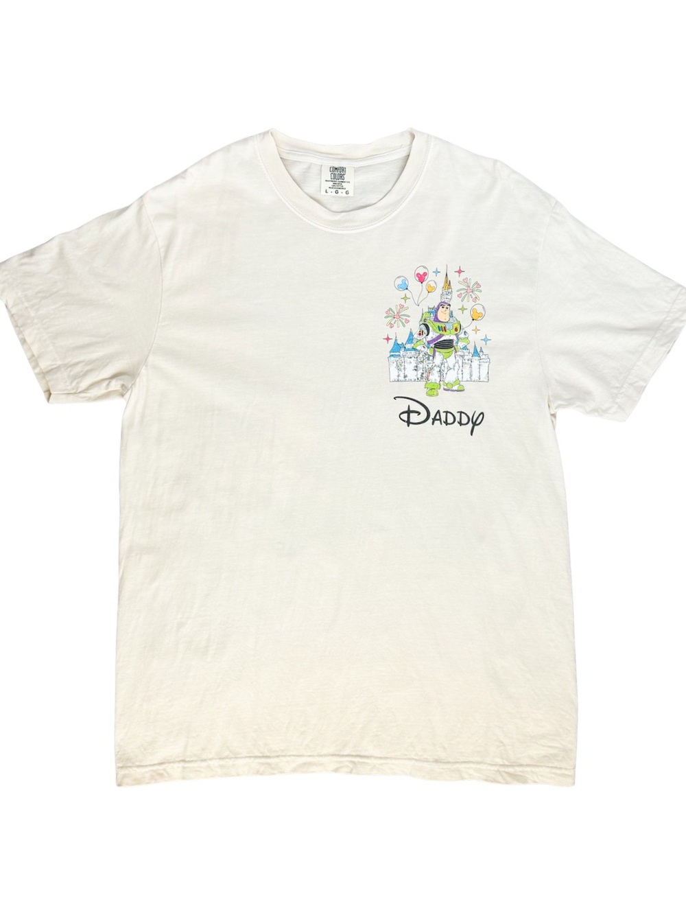 Disney World Birthday Squad Daddy Comfort Colors T-Shirt Adult Large Castle